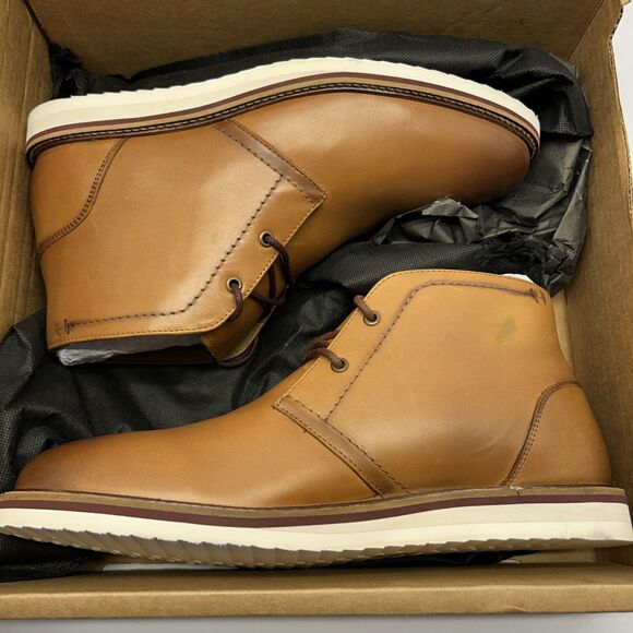 Thomas And Vine Keegan Chukka Boot Tan/Cognac Leather Men\'s Size 9 New in Box main image 6